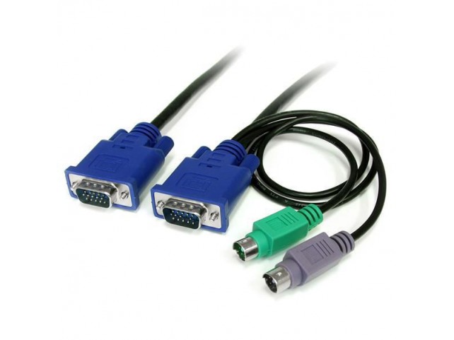 StarTech.com 6 FT 3-IN-1 PS/2 KVM CABLE  