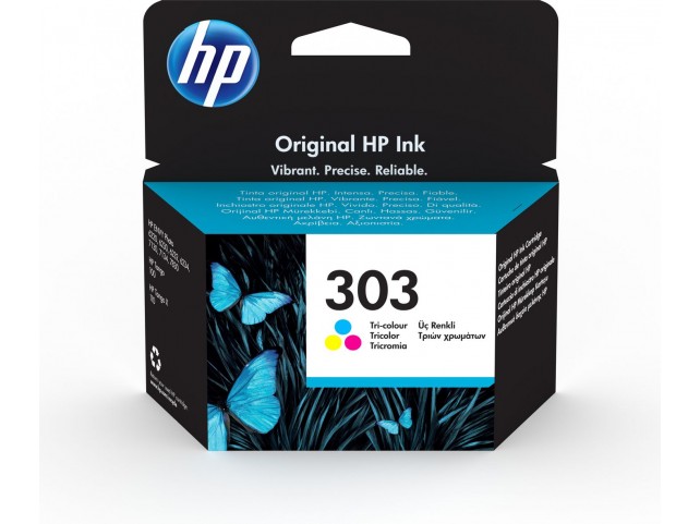 HP 303 Tri-Color Original Ink  Cartridge