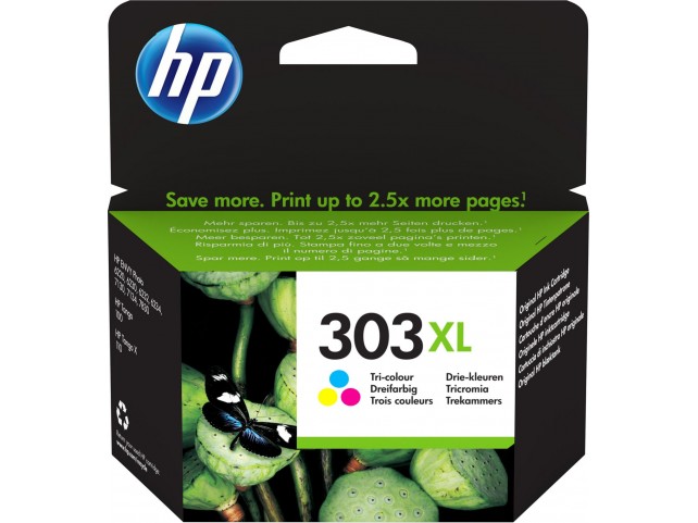 HP 303Xl High Yield Tri-Color  Original Ink Cartridge