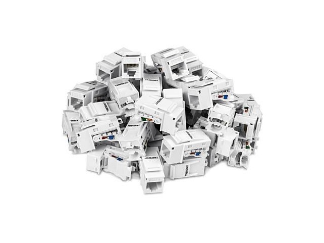 TRENDnet 50 Pack Cat6 RJ-45 Keystone  Jack 50-pack