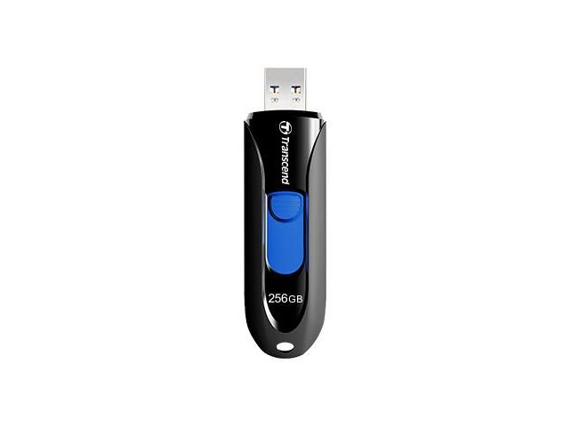 Transcend JetFlash 790 USB 3.0 256 GB  pen drive, black/blue
