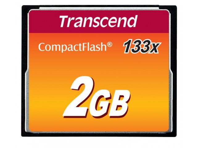Transcend CF 133X 2GB  CompactFlash 133x 1GB, 2 GB,