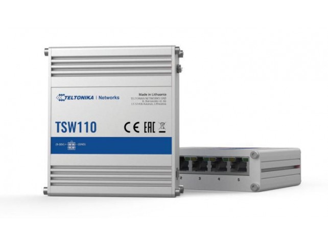 Teltonika TSW110 L2 UNMANAGED SWITCH  