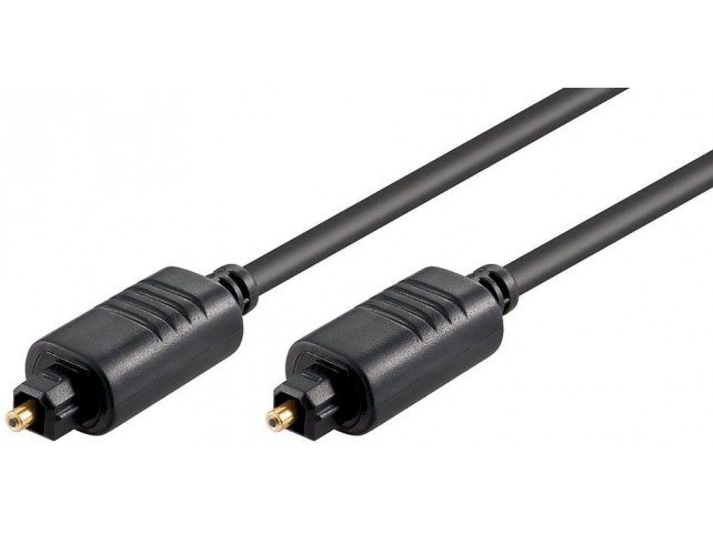 MicroConnect Toslink Optical Cable 1m Black  Toslink Optical Cable 1m Black
