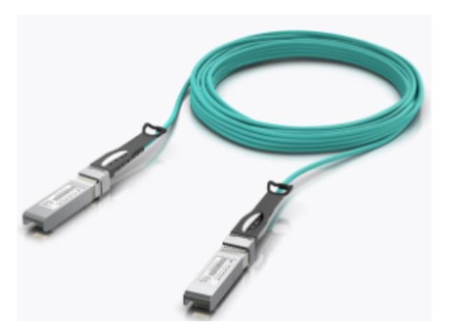 Ubiquiti Fibre optic cable SFP+ Aqua  colour