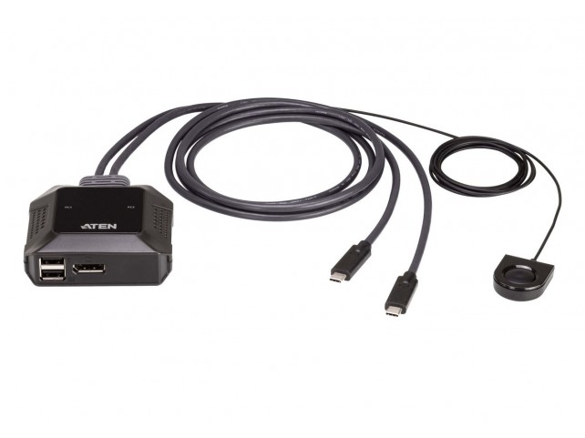 Aten 2-Port USB-C 4K DisplayPort  KVM Switch