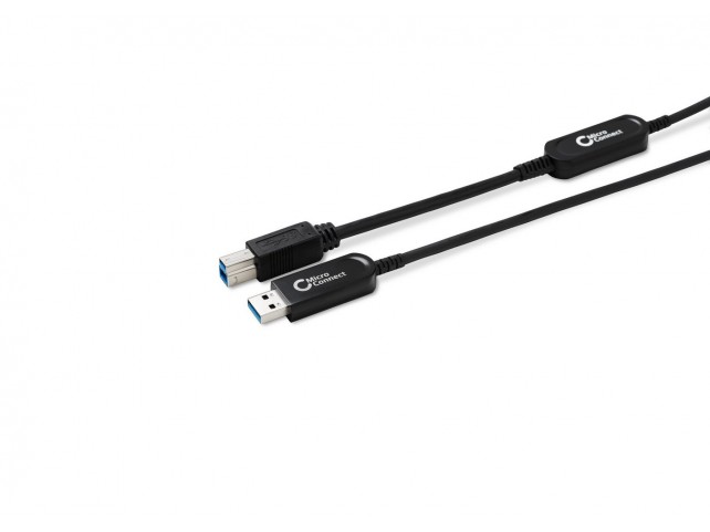 MicroConnect Premium Optic USB 3.0 A-B 20m  Active Optical Hybrid Cable,