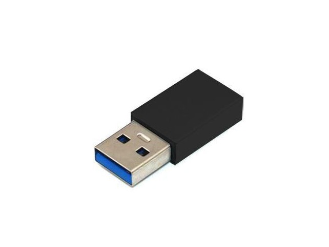 MicroConnect USB3.0 A - USB-C M-F, Black  Adapter,
