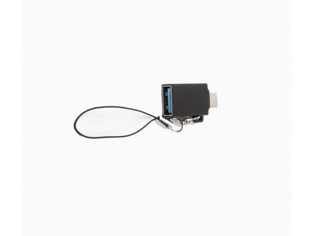 MicroConnect USB-C to USB3.0 A adapter M-F  with Lanyard for cable