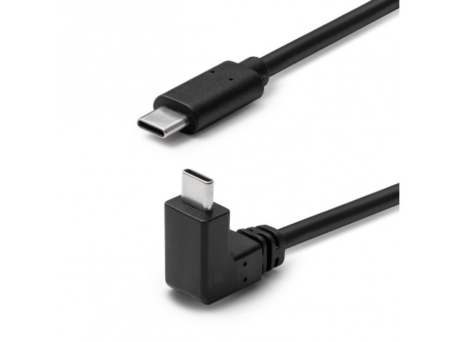 MicroConnect USB-C cable 1m, 3.2 Gen2, one  end Angled , 60W, 10Gbps
