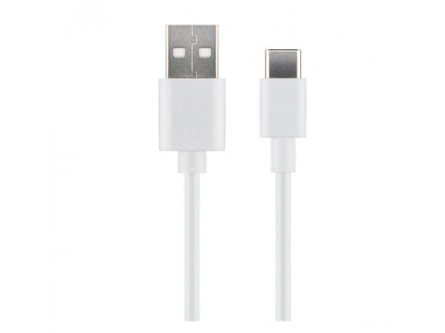 MicroConnect USB-C to USB2.0 A Cable, 1m  White, for synching and