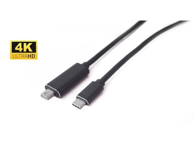 MicroConnect 4K USB-C to Mini Displayport  Cable 1m Video resolution Up