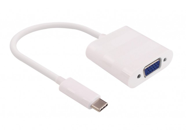 MicroConnect USB-C to VGA Adapter 0.2m  Max. 1920x1080p@60Hz