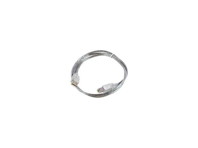MicroConnect USB2.0 A-B 5m M-M,Transparent  100pcs/box
