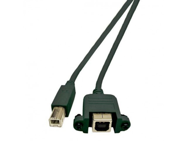 MicroConnect USB2.0  Extension B-B M-F 1.8  m Panel type
