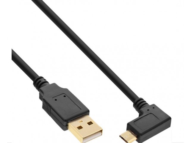 MicroConnect Micro USB Cable, Black, 0.5m  USB A - Micro USB B 5P