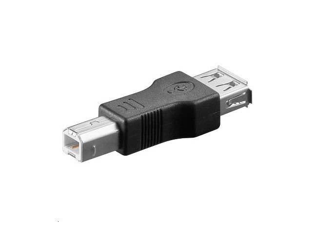 MicroConnect Adapter USB A - B F-M  USB 2.0 Hi-Speed Adaptor