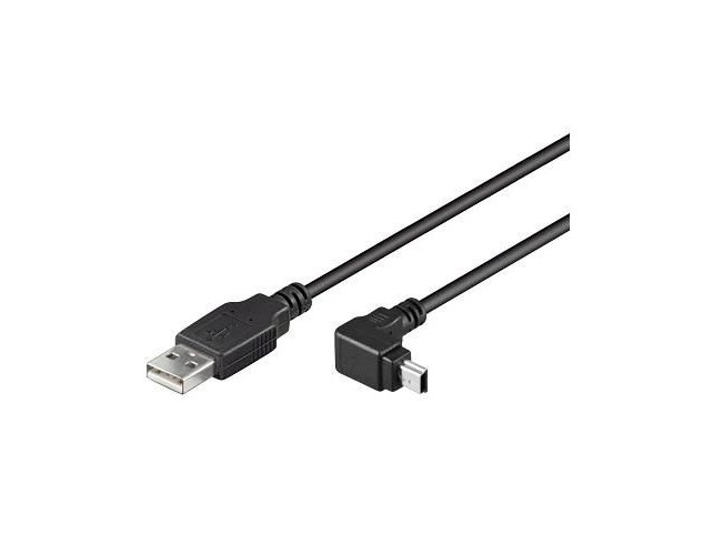 MicroConnect USB A - Mini USB Angled B 5P  1,8m