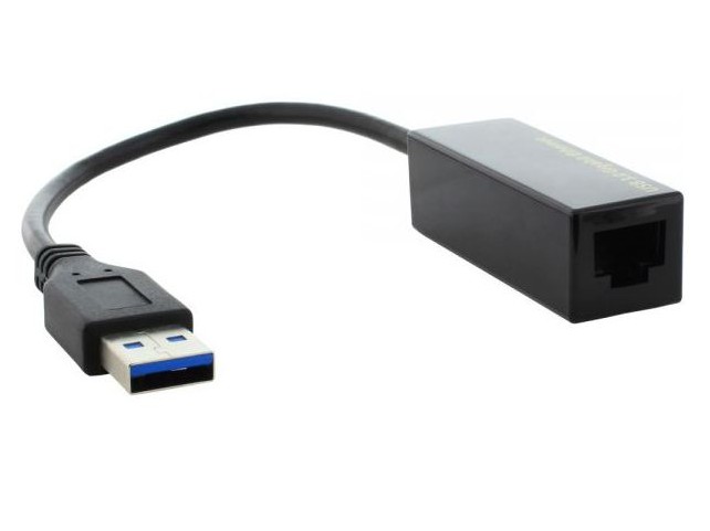 MicroConnect USB3.0 to Gigabit Ethernet  RJ45 10/100/1000Mbps black