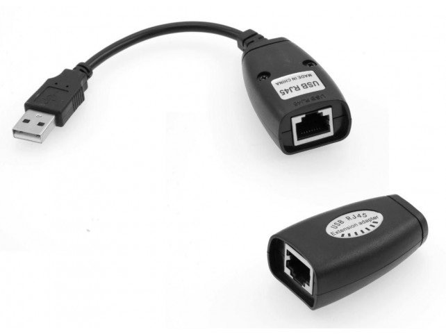MicroConnect CAT 5/5e/6 / USB 1.1 Converter  Transmit USB signals via