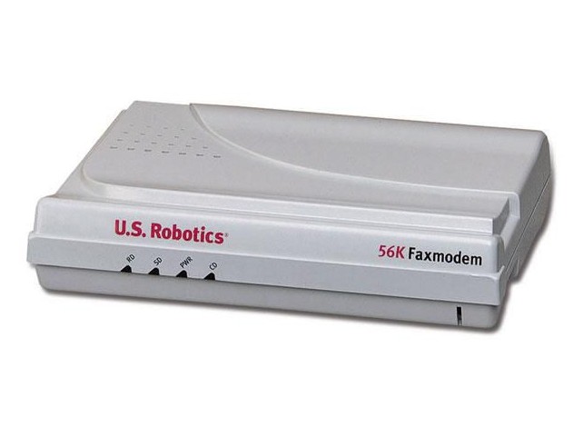 US Robotics Faxmodem USRobotics 56k  Ext.Faxmodem V92 RS-232 x1