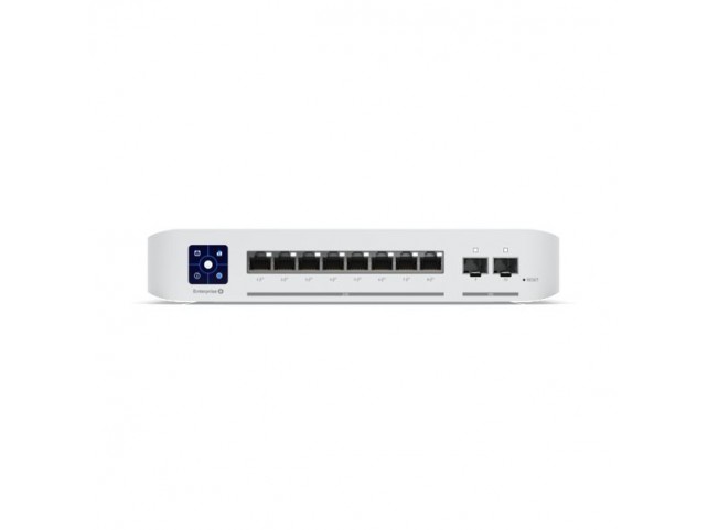 Ubiquiti Managed Layer 3* switch with  (8) 2.5GbE RJ45 ports with
