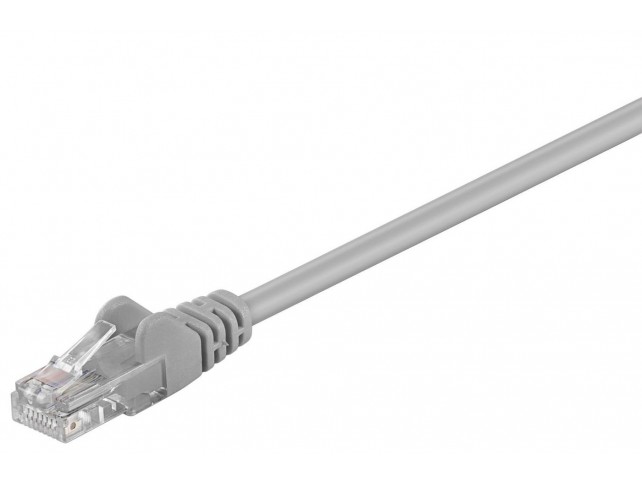 MicroConnect U/UTP CAT5e 0.3M Grey PVC  Unshielded Network Cable,