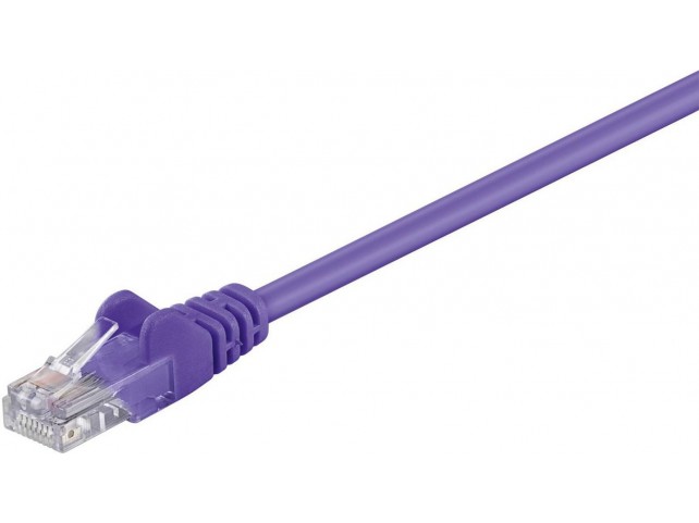 MicroConnect U/UTP CAT5e 1M Purple PVC  Unshielded Network Cable,