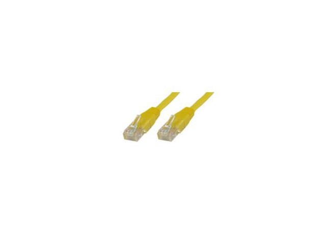 MicroConnect U/UTP CAT5e 1M Yellow PVC  Unshielded Network Cable,