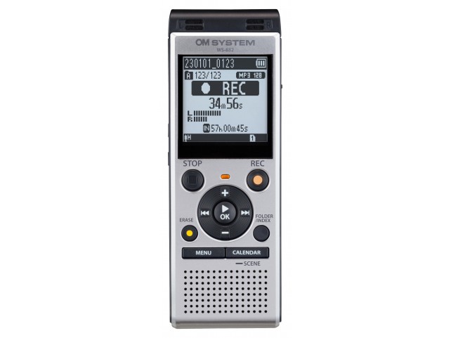 Olympus WS-882 (4GB) Stereo Recorder  Silver incl. Batteries -