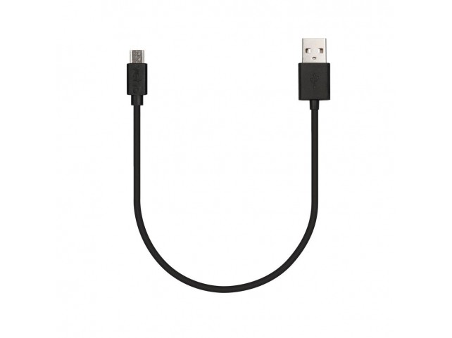 Veho USB to Micro USB cable 20cm  Black - Retail packaged