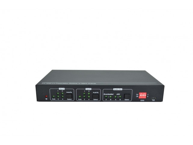 Vivolink HDMI 2.0 4x2, Matrix switcher,  .