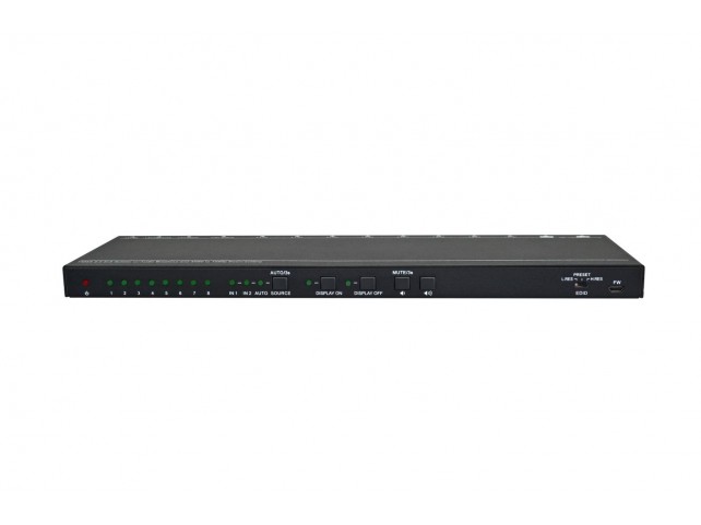 Vivolink HDMI splitter switcher 2x8, 4K  .