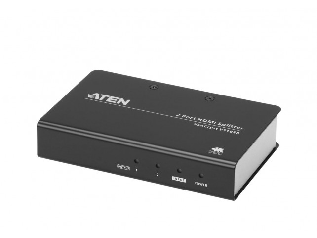Aten HDMI Splitter (4:4:4),  2-Port True 4K at 60Hz