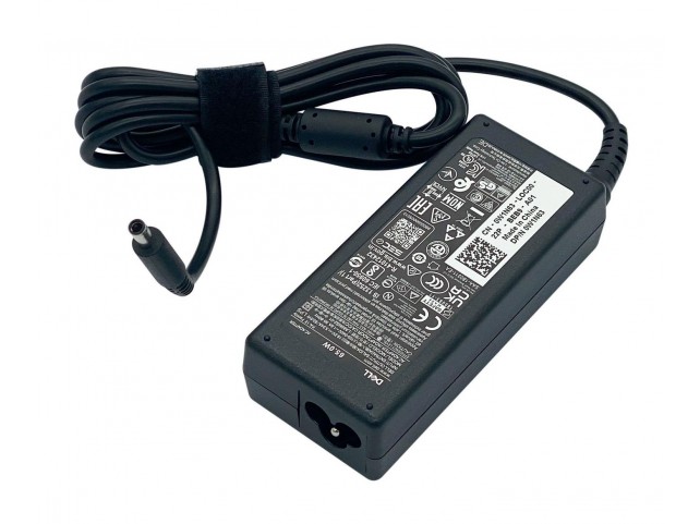 Dell AC Adapter, 65W, 19.5V, 3  Pin, 4.5mm, C6 Power Cord