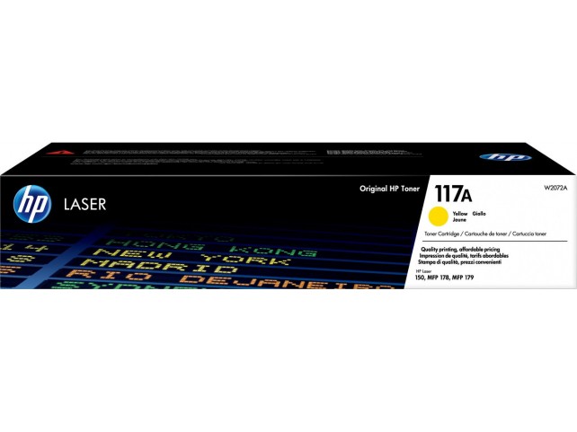HP 117A Yellow Laser Toner  Cartridge