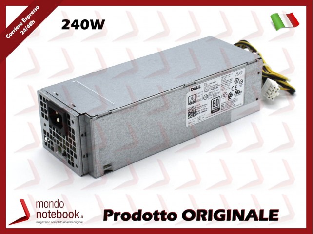 Alimentatore Desktop ATX Originale DELL 240W OptiPlex 3040 5040 MT 7040