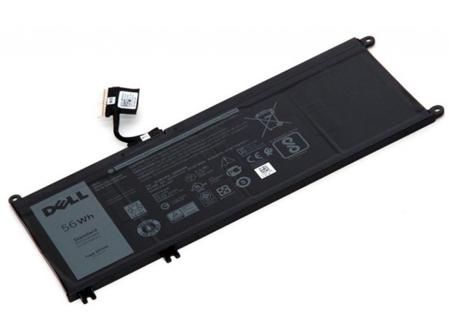 Dell Battery, 56WHR, 4 Cell,  Lithium ion W7NKD, Battery,