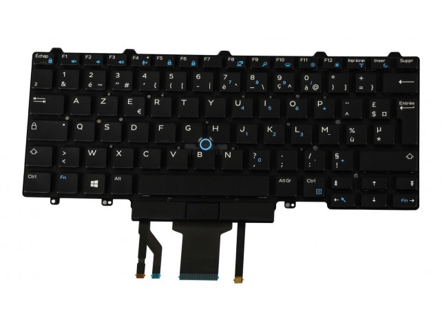 Dell Keyboard, French, 83 Keys,  Backlit, M14ISFBP Backlit