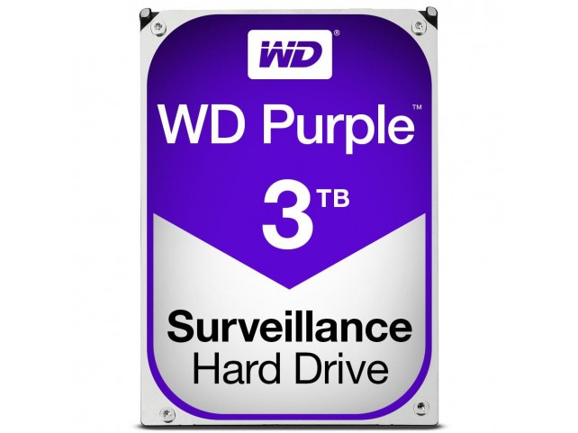 Western Digital WD Purple 3TB 24x7  Purple, 3.5", 3000 GB, 5400