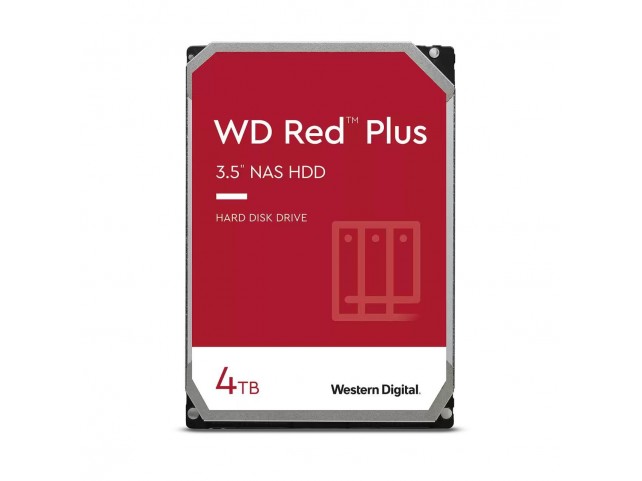 Western Digital 4TB RED PLUS 256MB CMR 3.5IN  