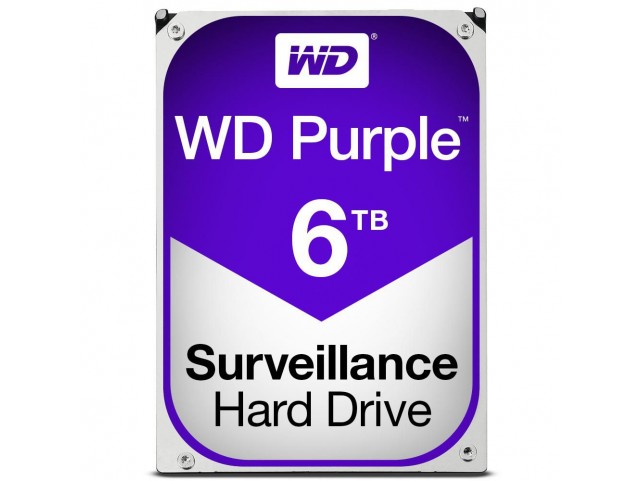 Western Digital WD Purple 6TB 24x7  Purple, 3.5", 6000 GB, 5400