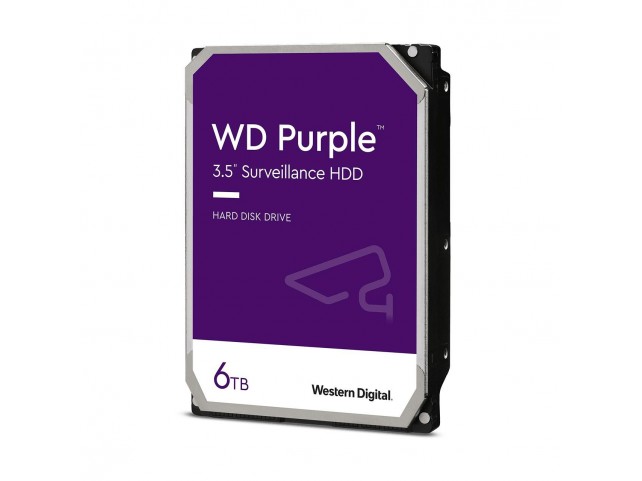 Western Digital Purple Surveillance 3.5" 6000  GB Serial ATA Purple