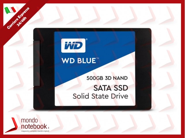 SSD WD BLUE WDS500G2B0A 2.5" 500GB SATA3 Read:540MB/S-Write:500MB/S