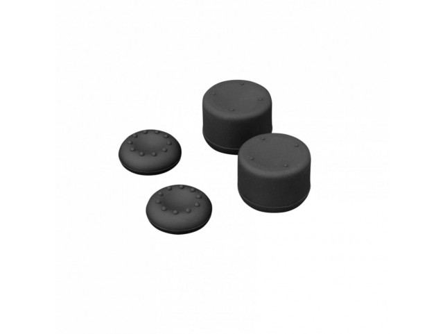 White Shark PS5 SILICONE THUMBSTICK -  WHEEZER BLACK