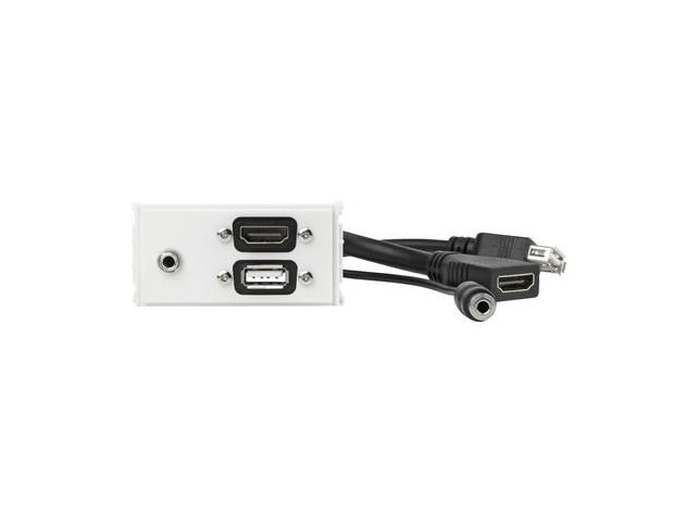 Vivolink Outlet Panel HDMI, USB, AUD  .