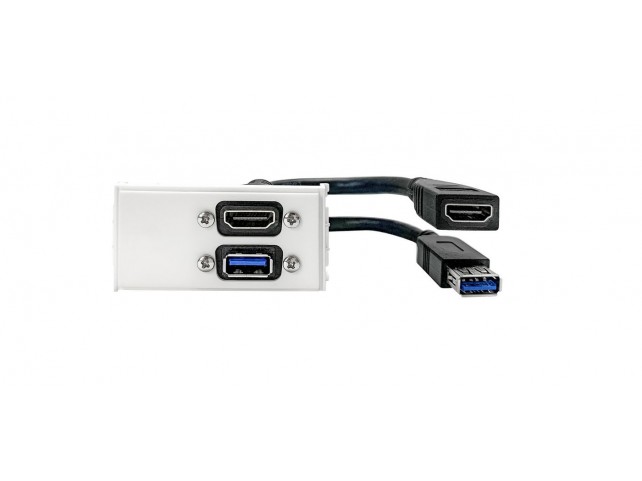Vivolink Outlet Panel HDMI, USB3.0  
