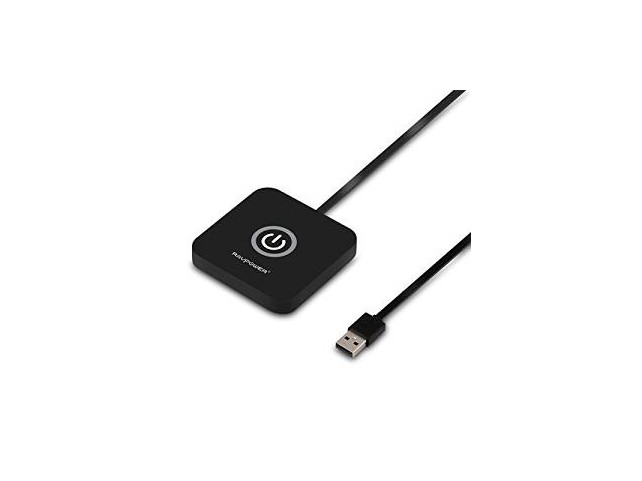 Caricabatterie Wireless RAVPower - Ultra Mini Caricatore Wireless per Samsung Galaxy S6 Nexus7 2nd Generation, Nexus4/5/6, Noki