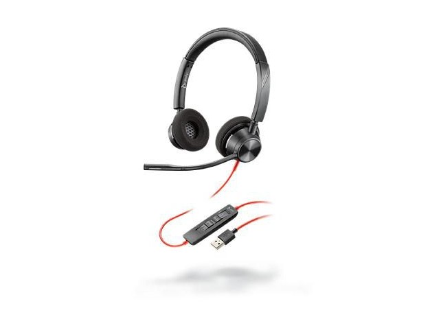 Poly Blackwire 3320 Microsoft  Teams Certified USB-A Headset