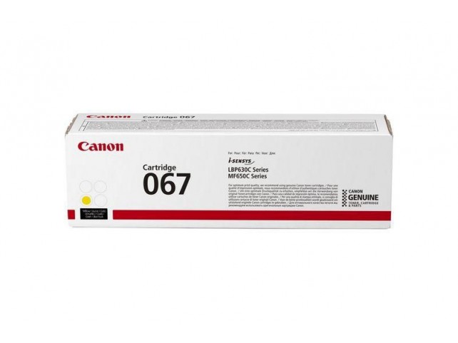 Canon 067 Toner Cartridge 1 Pc(S)  Original Yellow